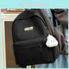 Versatile Unisex Lightweight Nylon Backpack For Casual Travel And Daily Commute