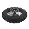 12 Inch Dirt Bike Rear Wheel Rim 80 100 12 3.00 12 Rear Wheel Tire and Rim Inner Tube 15mm Axle with Brake Rotor and