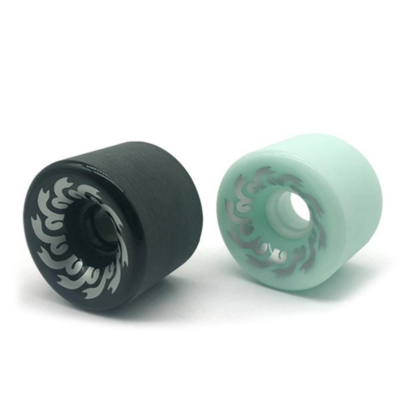 Classy-4Pcs Skateboard Accessories Double Warping 70X51mm 82A Sliding Plate Grinding Wheel Long Board Wheels