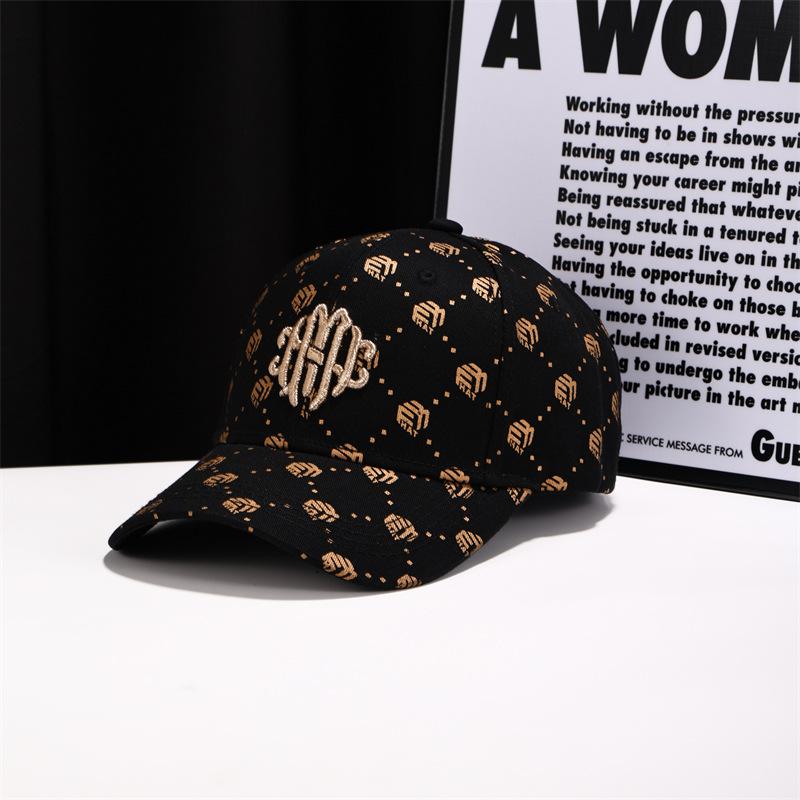 Fashion Hat Korean version trendy classic embroidery hardtop baseball cap children spring and summer retro versatile face small sunscreen cap