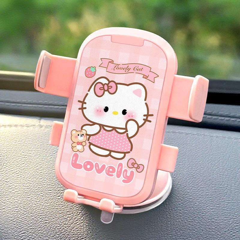 Cartoon Car Dashboard & Console Suction Cup Phone Holder for Electric Vehicles 2026