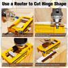 Door Mount Door Kit Square or Round Door Installation Kit Door Mortise Tool  1-3/8" or 1-3/4" Thick