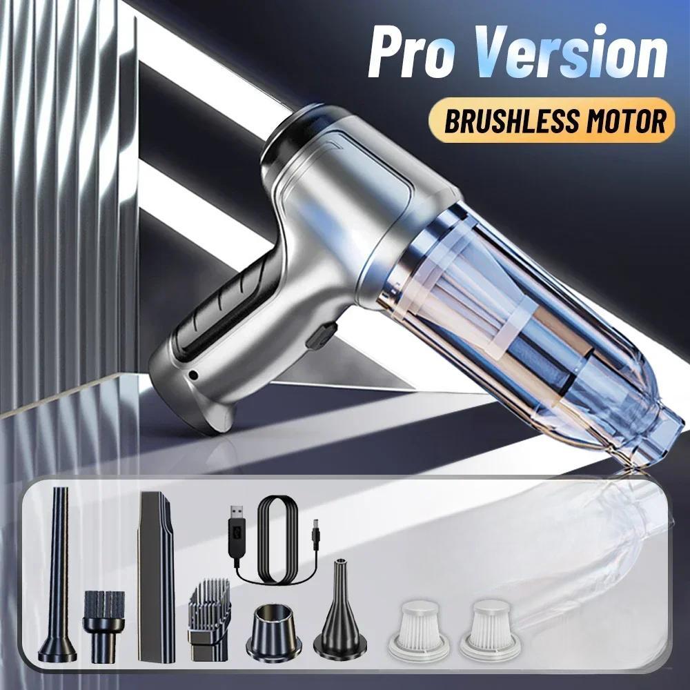 Ny 95000PA Bilstøvsuger Trådløs Kraftig Rengjøringsmaskin Auto Robot Biltilbehør Husholdningsapparater Sterkt sug som gave