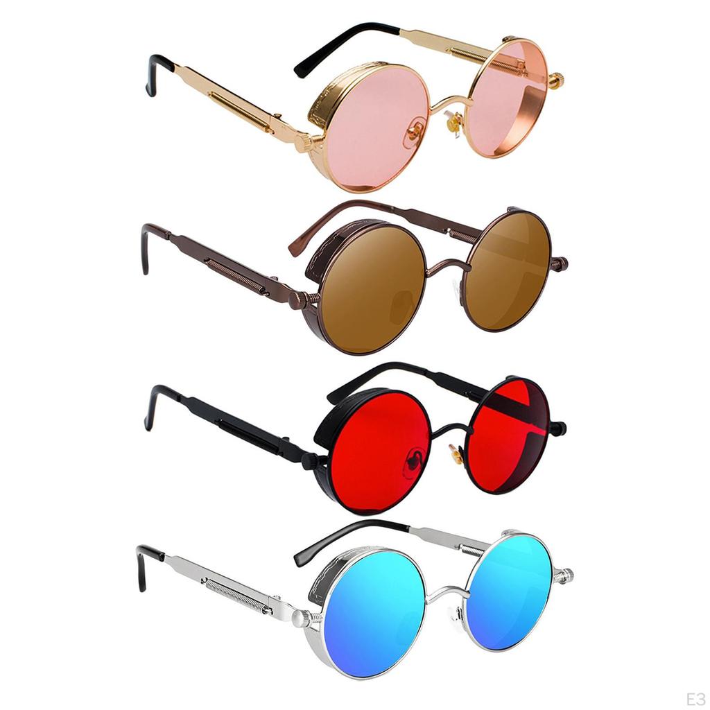 Fashion Steampunk vintage Round Sunglasses Metal Circle Goggles , protecting your eyes from
