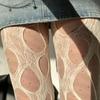 Women Goth Sexy See Through Fishnet Tights Stockings Hollowed Out Irregular Distressed Hole Sheer Mesh Pantyhose