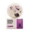 Crown Chakra Crystal Candle with Celestite and Selenite