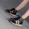 Fashion GKTINOO Genuine Leather Casual Sports Shoes Autumn Winter 2025 New Versatile Lightweight Comfortable And Lace Up Women's Shoes