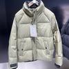 Export Tail Goods Trendy Stand-up Collar down Jacket Men's Winter New Arrival Fashion All-Matching Thickened Heattech White Duck down Coat Men