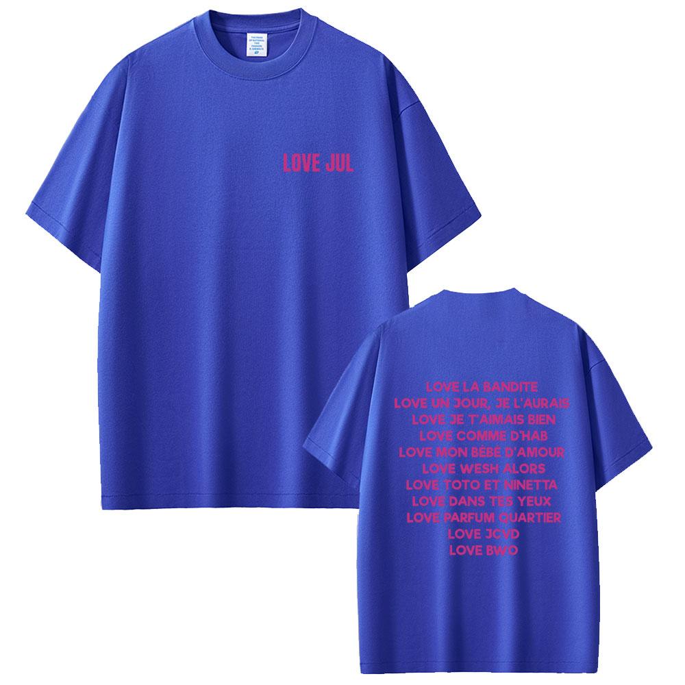 Love Jul 2026 Merch Tshirt Unisex Women Fashion Casual Streetwear Unisexs Clothing Hip Hop Vintage Oversized Short Sleeve T Shirts
