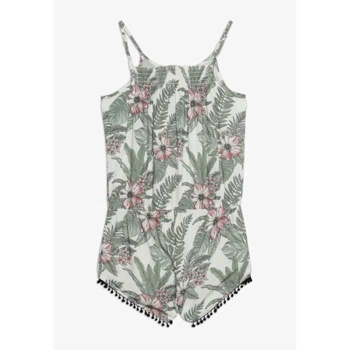 Kaporal Jumpsuit Girl LORIA White and Khaki