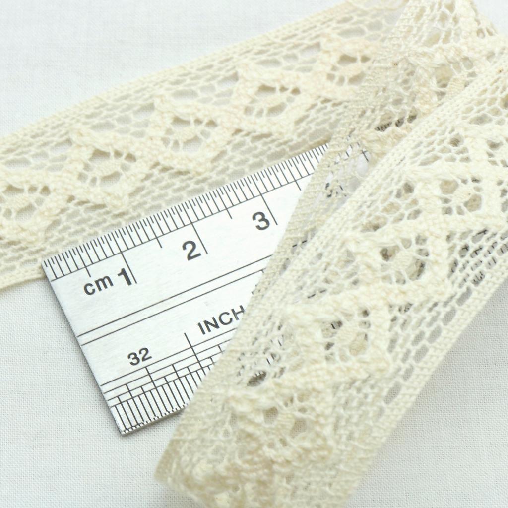 Cotton Thread Lace Tablecloth Handmade Hanfu Decorative Accessories Lace Exquisite Hollow Lace Accessories Lace