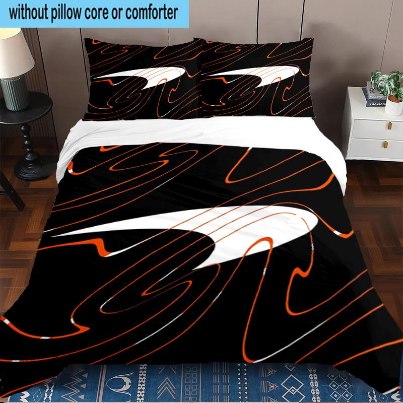 3PCS Mc-laren Printed 3PCS Bedding Set, Includes A Duvet Cover and Two Pillowcases for Bedroom, Suitable for All Seasons Fan Gifts