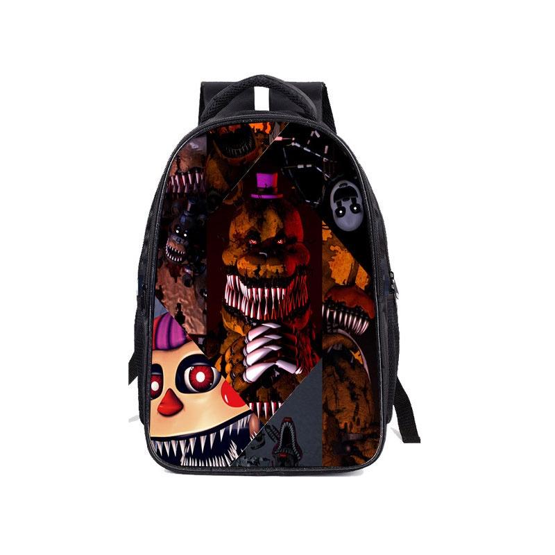 Five Nights At Freddy's Children's Backpack Set Durable Polyester Fabric Spacious 20-35l Capacity