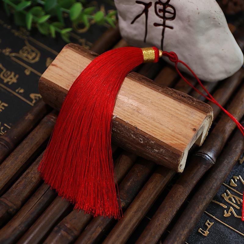 Tassel 13Cm Double Pull Circle Around Gold Thread Tassel, Polyester Tassel Ears, Fan Pendant Pendant Tassel Accessories, Tassel