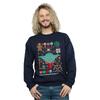STAR WARS Herren Yoda Weihnachts-Sweatshirt