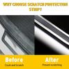 Accessories Carbon Fiber Vinyl Car Door Sill Scuff Cover Plate Sticker Protector