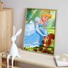 Disney 5D Diamond Painting Kit Cinderella & Squirrel Home or Office Home Decor Art Diamond Painting Kit