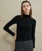 MANAVIS7 Wool Half-Turtleneck Black