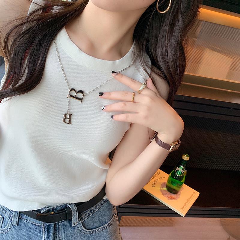 

Летние новые облегающие полосатые повседневные майки женские майки модные открытые без рукавов сексуальные майки жилеты женские элегантные майки с круглым вырезом 25975 One Size белый