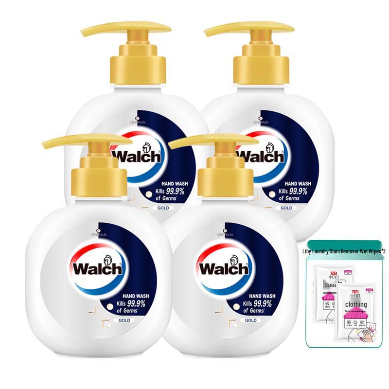 Walch Antibacterial Hand Sanitizer Classic Gold Pack