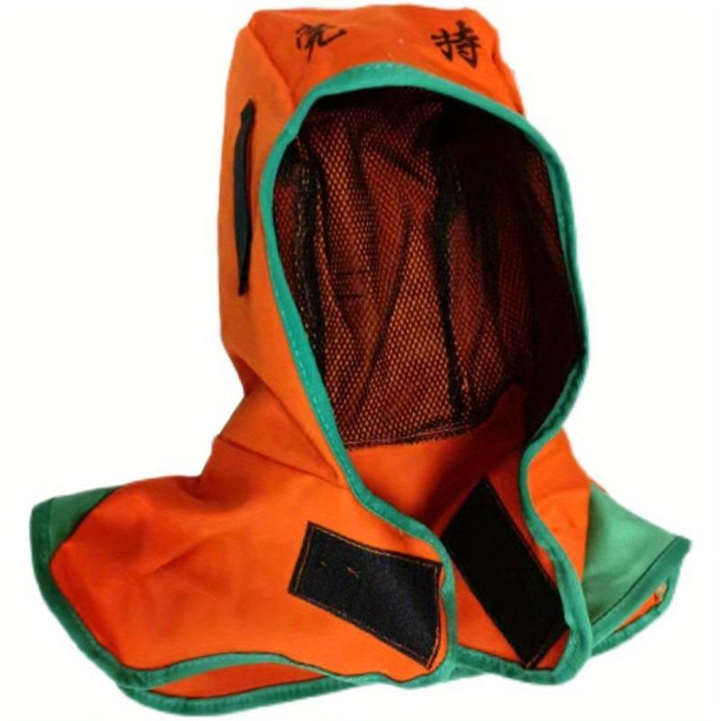 1PC Breathable Welding Hat Headgear Washable Protection Hood Flame Retardant Helmet for Welder Orange