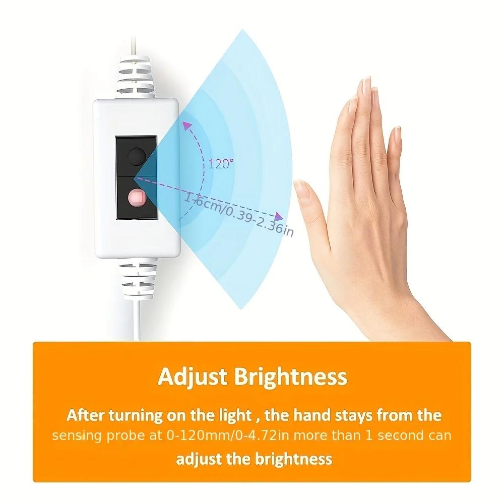 USB 5V LED-Lichtleiste Handwisch-Dimmer LED-Lampe 2835 Bewegungssensor Weihnachtsbeleuchtung Für Zuhause Party DIY Dekor TV-Hintergrundbeleuchtung