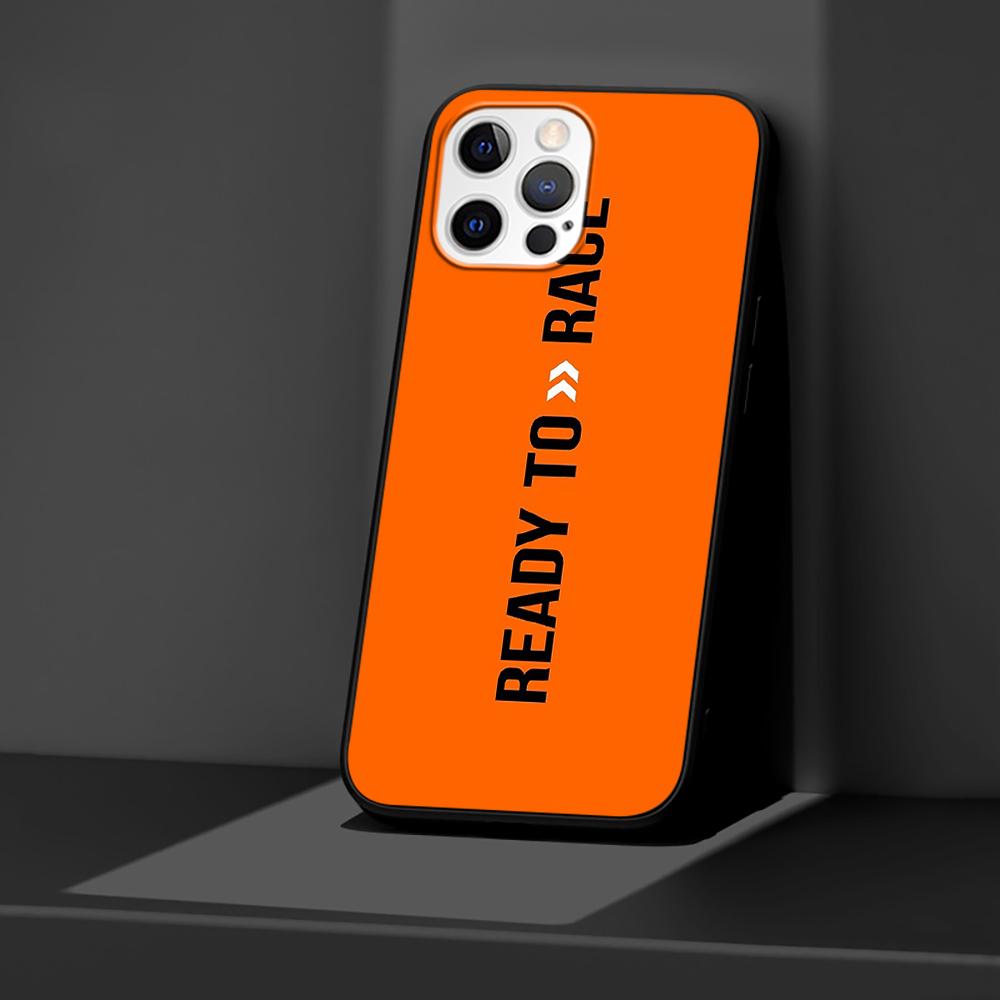 Custodia Ready To Race per iPhone 14 13 11 12 Pro Max XR 7 8 + X 6 6S Plus XS SE 2020 Coque Nera Morbida Cover per Telefono Silicone Funda