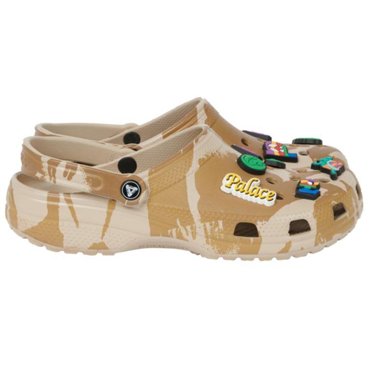 Palace x Crocs Classic Clog Tan Camo Sneakers da Uomo 207451-960