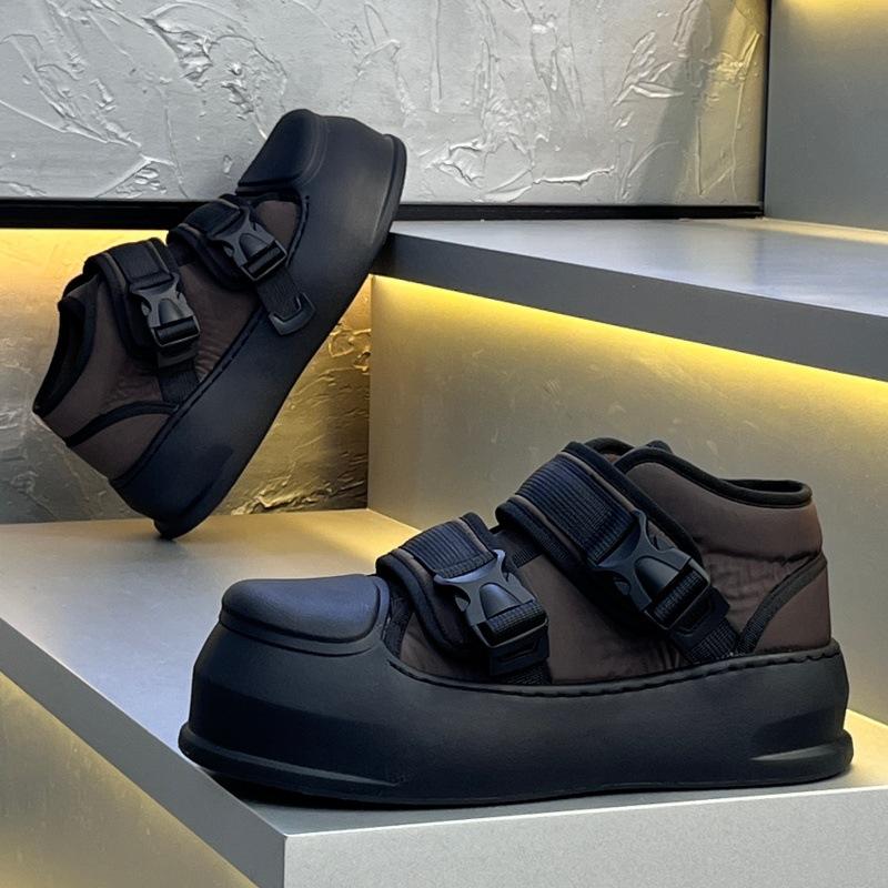 Autumn and Winter New Platform Bread Shoes Casual Big Head Shoes Bm