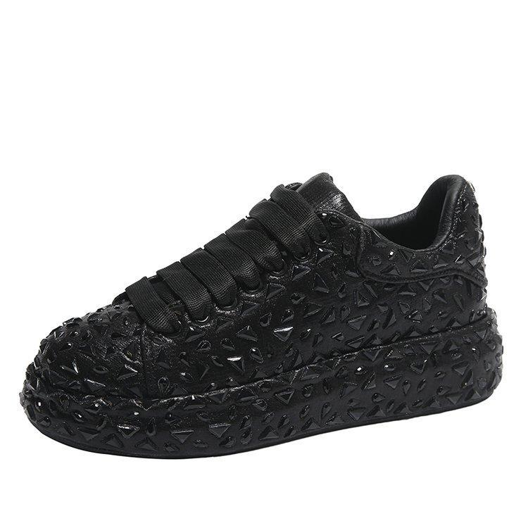 Rhinestone shoes women s new thin women s shoes classic casual platform muffin shoes 35 8760₽