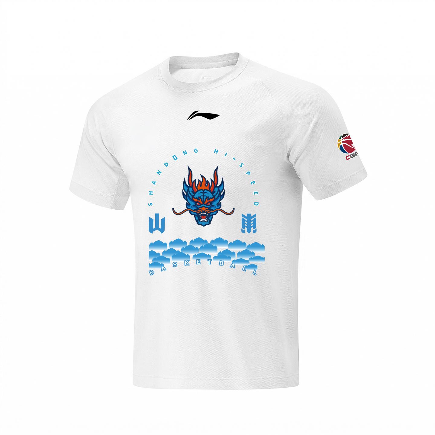 Li Ning T Shirts Unisex White Crew Neck AHSVE61-2T XL