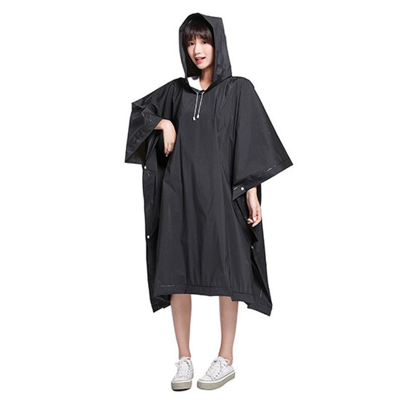 Non-disposable eva raincoat thickened fashion cape raincoat outdoor waterproof raincoat full body raincoat one size fits all