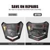 NICECNC For Canam Maverick X3 5PCS Aluminum Alloy CNC Removable Hood Repair Kit For Can Am Maverick X3 R RR MAX R RR 2017-2023
