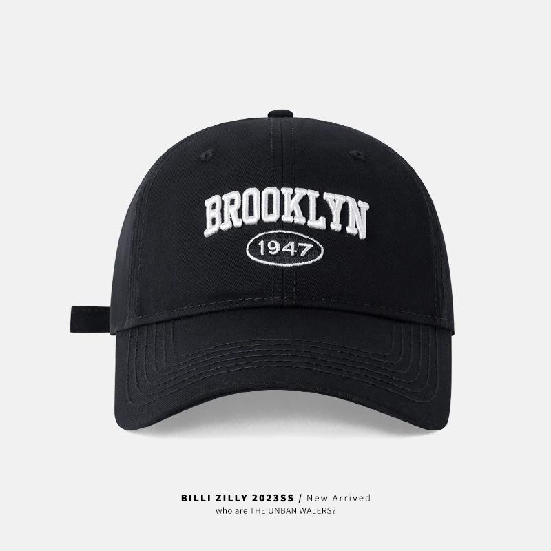 Classic Baseball Cap For Women Men With Wide Brim And Breathable Cotton For Outdoor Sun Protection чёрный