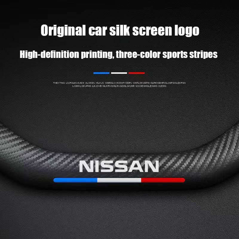 Napa Leather Car Steering Wheel Cover Non-slip For Nissan Qashqai Sylphy Tiida Altima Teana X-Trail Leaf Juke Sentra Accessories