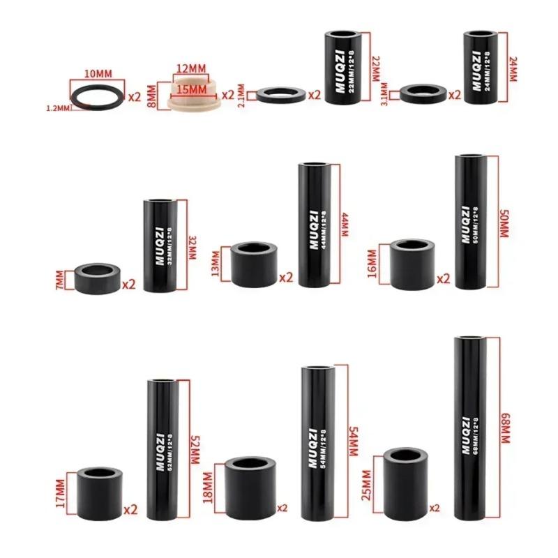 Anti Wear Fox MTB Rear Shock DU Bushing Kit 22-68mm for DH Bike Shock Absorbers Universal Cycling Accessories