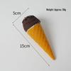 Ice Cream Toy Cone Simulation Display Props for Cold Drink Shop