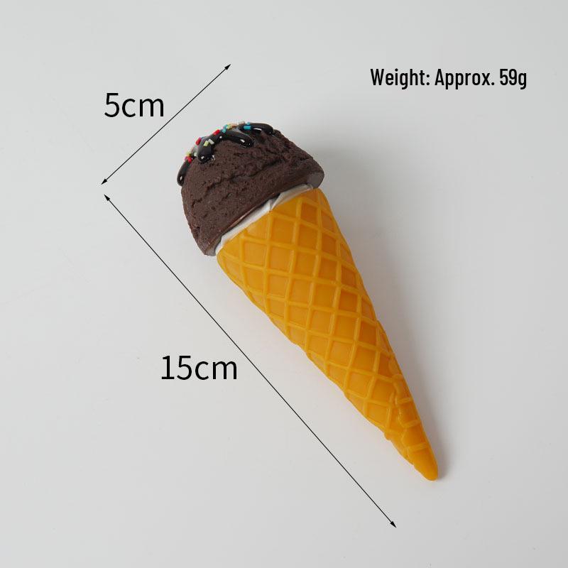 Ice Cream Toy Cone Simulation Display Props for Cold Drink Shop