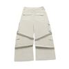 Fila Fusion Inline Loose Fit Multi-Pocket Woven Trousers Casual Pants Women bottoms Feather-Gray T11W421804FGY