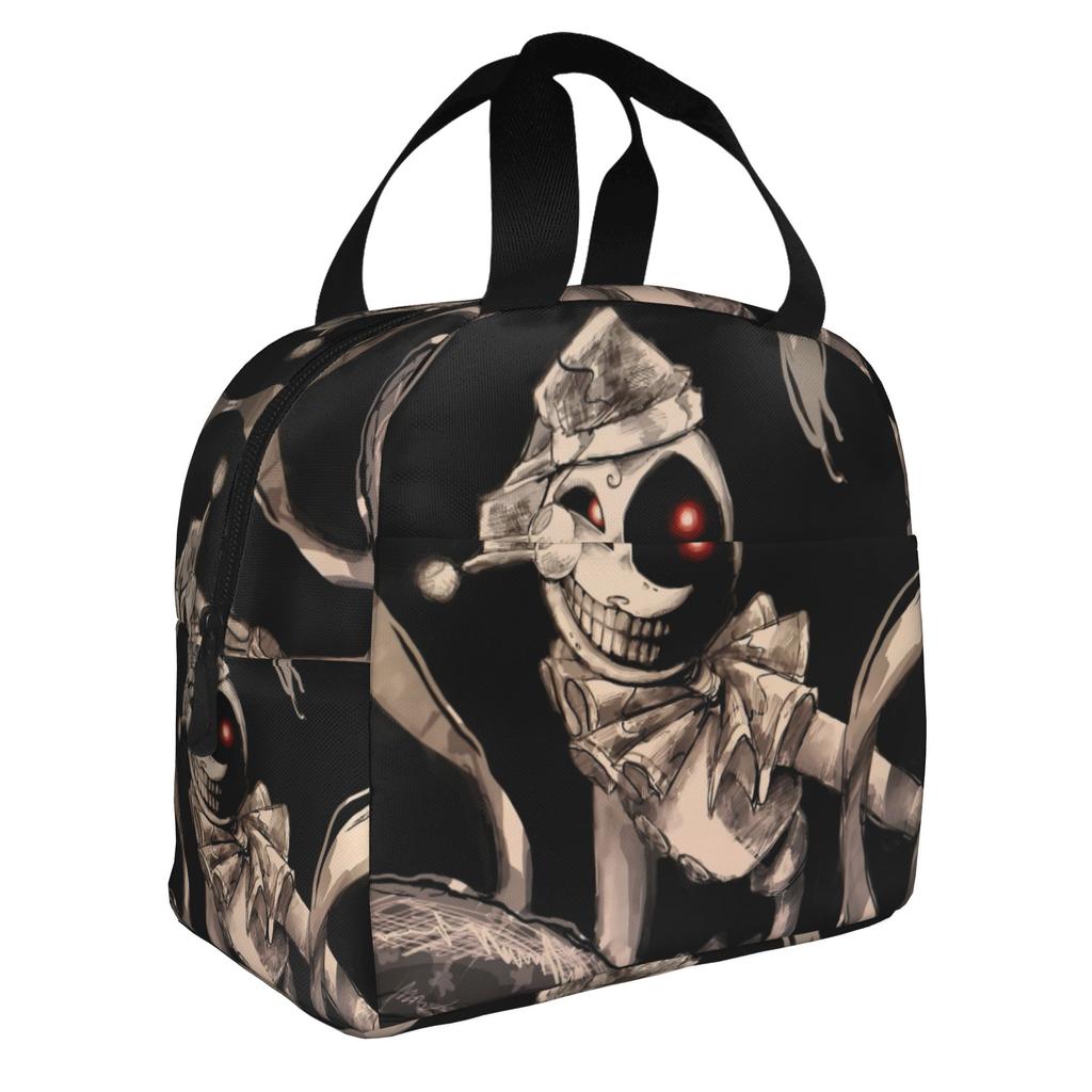 F-Fnaf S-Security B-Breachs Geïsoleerde Lunchtassen voor School Kantoor Waterdichte Thermische Koeltas Bento Box Dames Heren