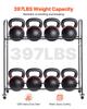 Rolling Tire Storage Rack 2-Shelf Tire Holder Hold up to 12 Standard Tires