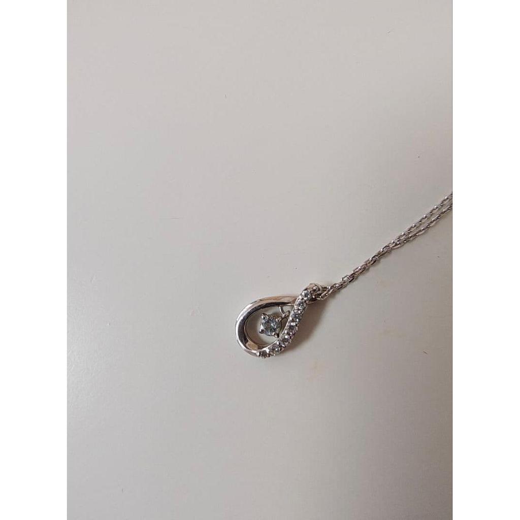 Used Canal4 Silver Diamond Necklace