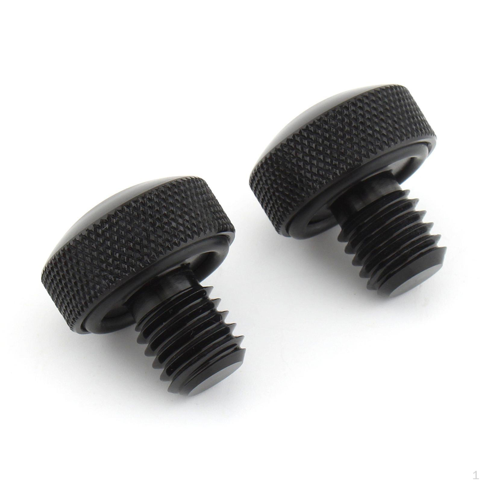 

1 пара болтов для крепления сиденья мотоцикла, аксессуары для () - Flstf, Инжекторный Flstf-i чёрный