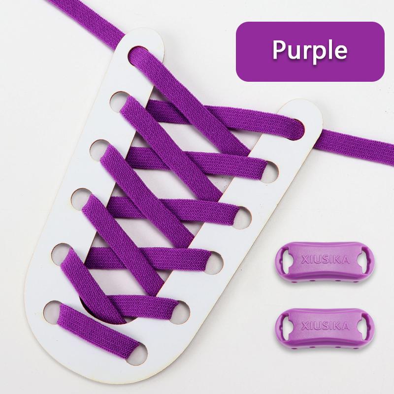 No Tie Elastic Flat Shoelaces for Kids Adults Adjustable Tieless Shoe Lace Without Ties Shoelace for Sneakers Stretch Shoestring