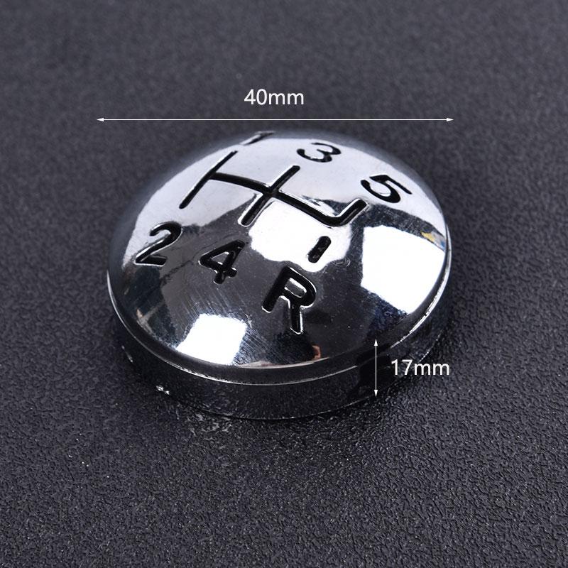 5Speed Gear Shift Knob Lever Emblem Cap Cover For 106 107 205 206 207