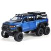 Boxed 1/32 Dodge Tyrannosaurus Rex 6X6 Pickup Truck Model, Alloy Die Cast Children's Off-Road Vehicle Toy Boy Gift