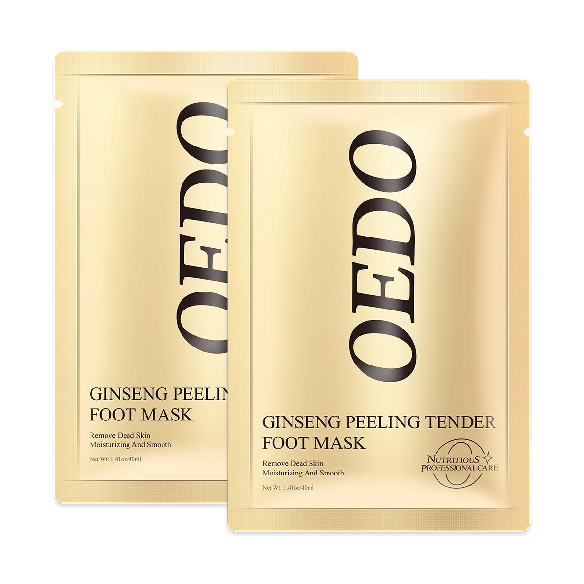 

OEDO Отшелушивающая маска для ног - Удаляет омертвевшую кожу и питает 2pcs