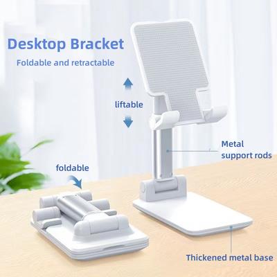Nový stolní držák na mobilní telefon pro iPhone iPad Xiaomi Nastavitelný stolní držák na tablet Univerzální stolní stojan na mobilní telefon
