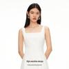 Veromoda 2025 Summer Cotton Blend Square Neck Maxi Dress
