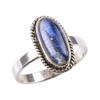 Natural Kyanite Gemstone Handmade 925 Solid Sterling Silver Gift Ring S.9 a8E57